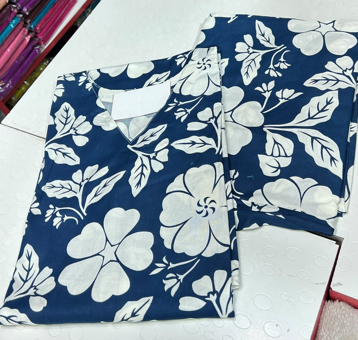 Premium Quality Soft Cotton Fabric Cord-Set with Plaza-15
