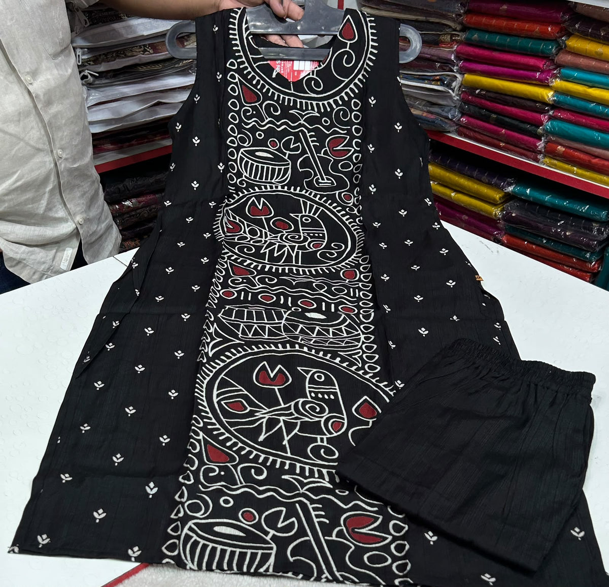 💯 premium quality Gadwal cotton febric Office wear set With kalamkari design