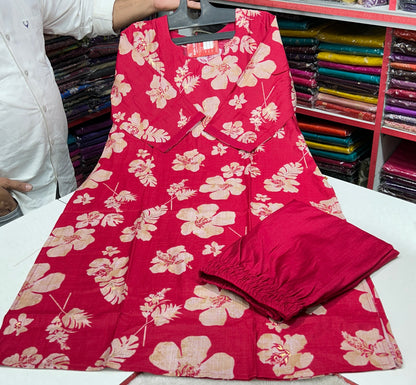 💯 premium quality 
Gadwal cotton febric set
With digital design 
Pant with pocket