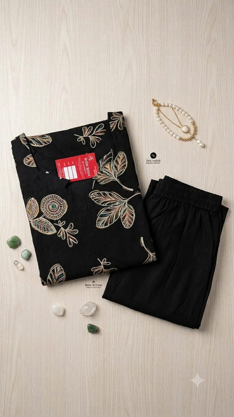 💯 premium quality 
Gadwal cotton febric set
With digital design 
Pant with pocket