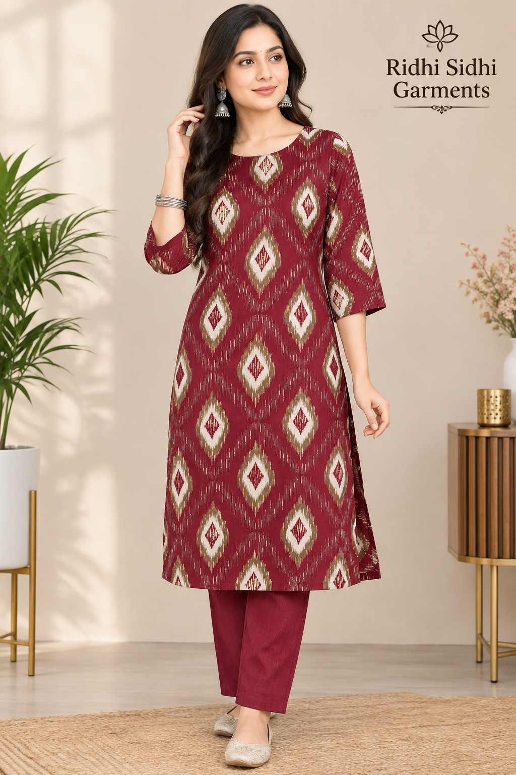💯 premium quality 
Gadwal cotton febric set
With digital design 
Pant with pocket
