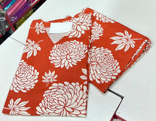 Premium Quality Soft Cotton Fabric Cord-Set with Plaza-8