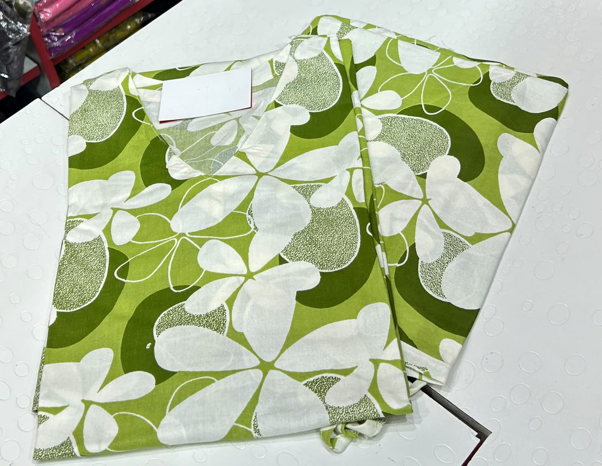 Premium Quality Soft Cotton Fabric Cord-Set with Plaza-14