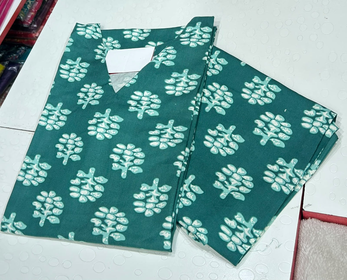 Premium Quality Soft Cotton Fabric Cord-Set with Plaza-16