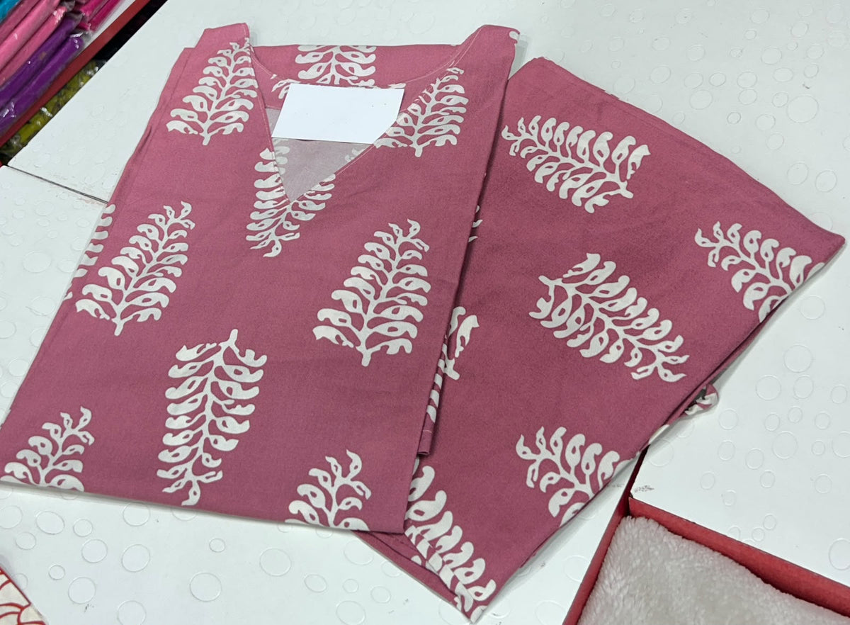 Premium Quality Soft Cotton Fabric Cord-Set with Plaza-18
