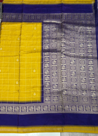 Premium Quality Pure Viscose Silk Saree With Zari Weaving Bentex Border & Peacock Design Rich Pallu & Contor Blouse 1