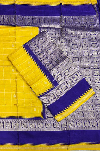 Premium Quality Pure Viscose Silk Saree With Zari Weaving Bentex Border & Peacock Design Rich Pallu & Contor Blouse 1