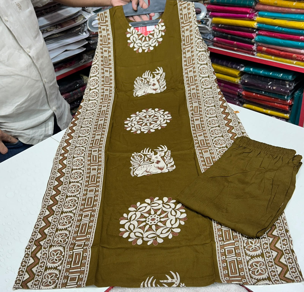 💯 premium quality  Gadwal cotton febric  Office wear set With kalamkari design