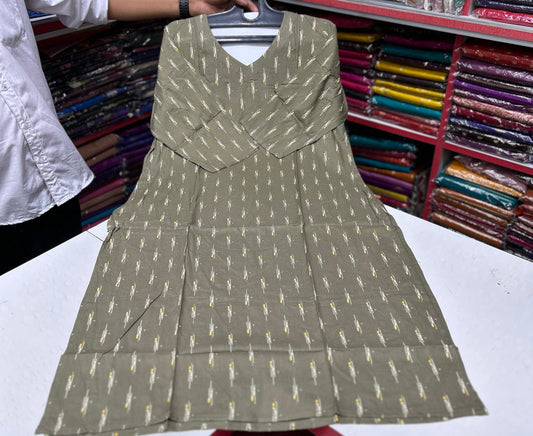 100% Premium Quality Soft Cotton Fabric Kurti with Pocket Violet